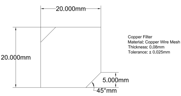 copper filter mesh